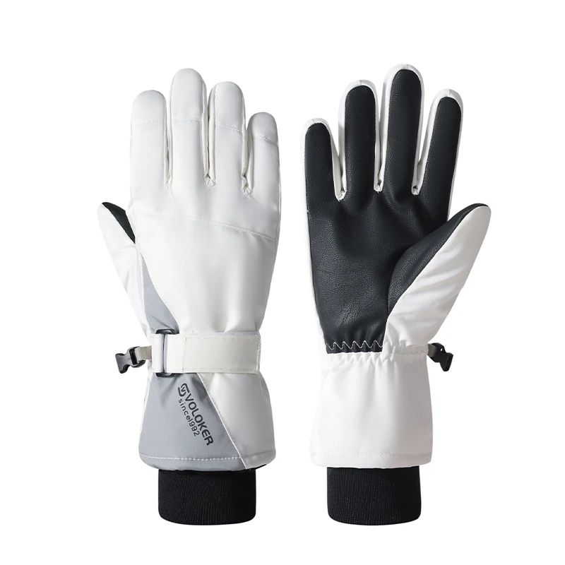 Custom Anti-silp Touchscreen Full Finger Mountain Bike Racing  Snowboard Glove Motorcycle Winter Sport Gloves For 3M Thinsulate