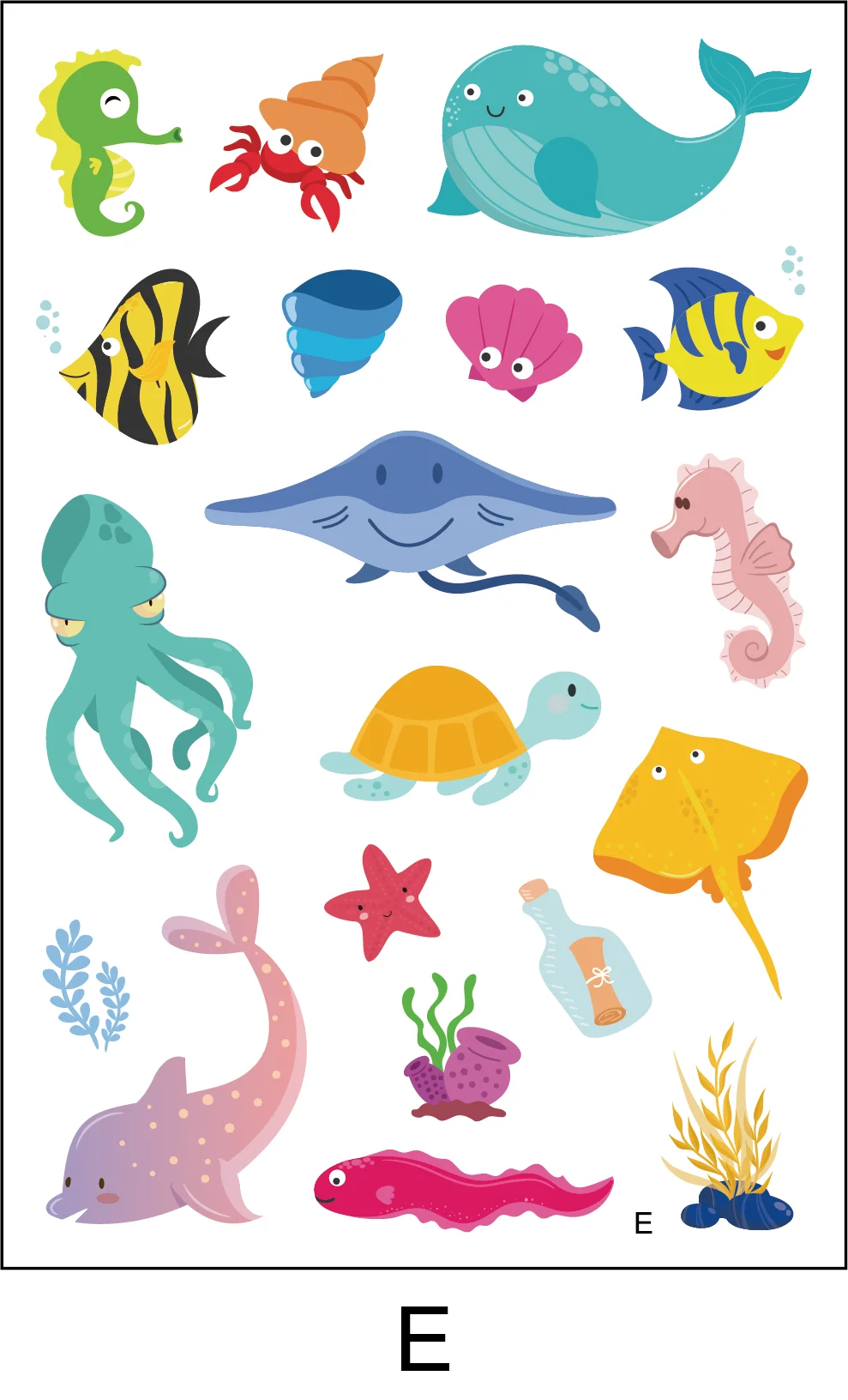 Factory Wholesale Custom Scratch Off Sticker Kids Peel off labels Cute cartoon rub on stickers on books