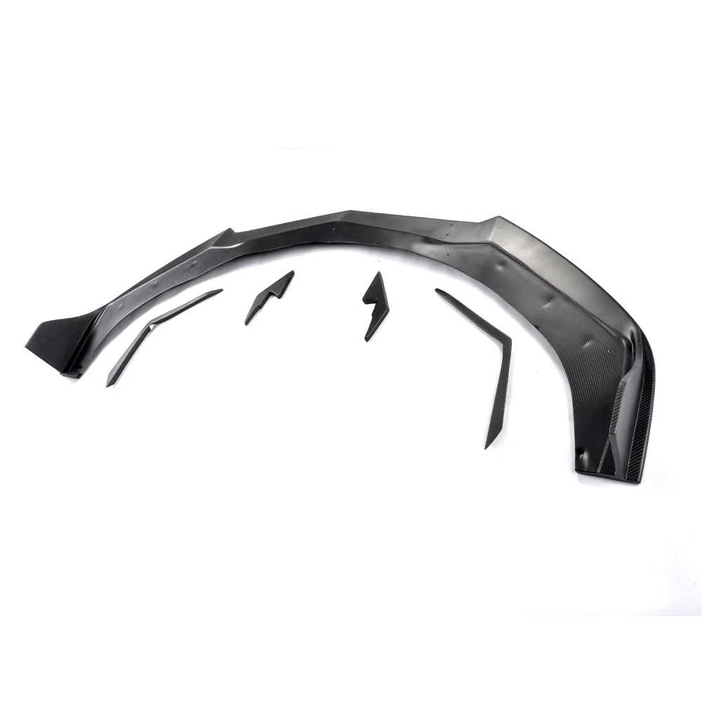 Real Carbon Fiber Front Bumper Lip Spoiler For Chevy Camaro SS Style 2014-2015