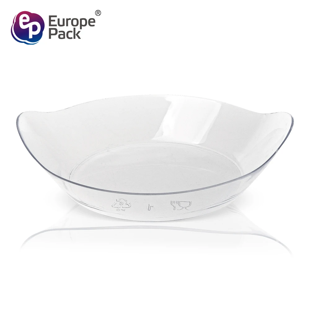 Boat Shape Dishes the clear design allows for easy visibility of the food inside while also giving an elegant look