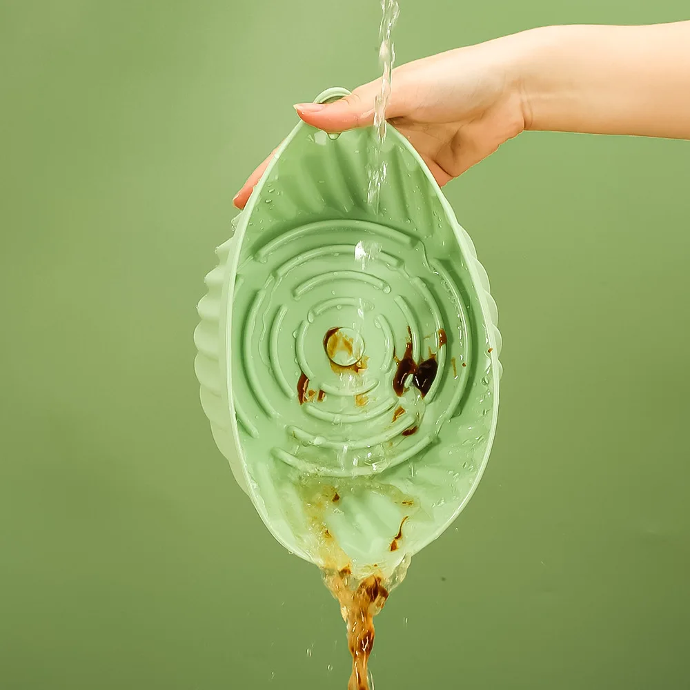 7.5 inch Airfryer Baking Mat Pan Basket 8.5 inch Air Fryer Silicone Basket Tray Pot For Air Fryer