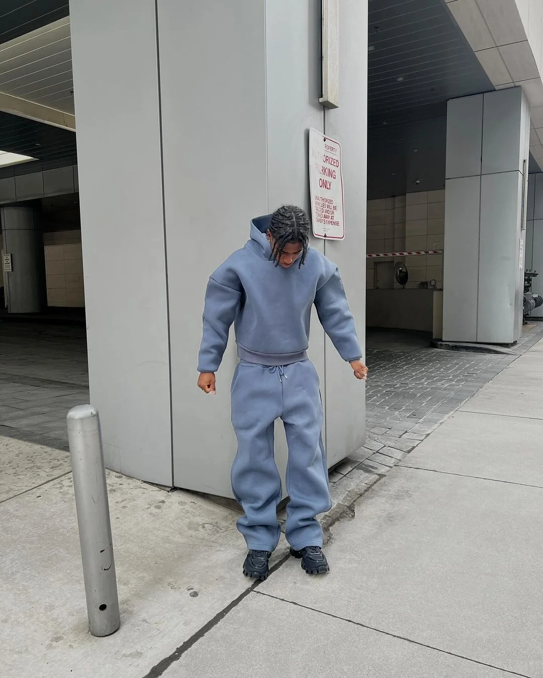 Yingling Blank Black Heavyweight 500 gsm French Terry Oversized Custom Cropped Hoodie Men Pullover Street Wear Hoodie Unisex