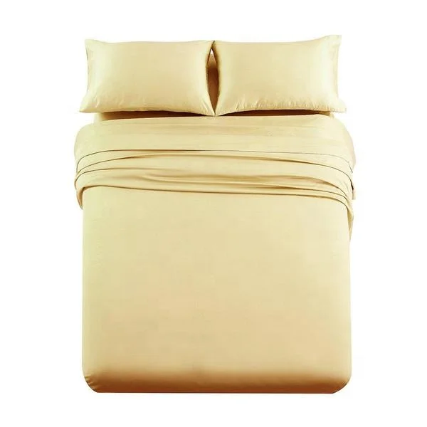Customized 100% Bamboo Lyocell Fitted Sheet For Queen Size Bed With Deep Pocket