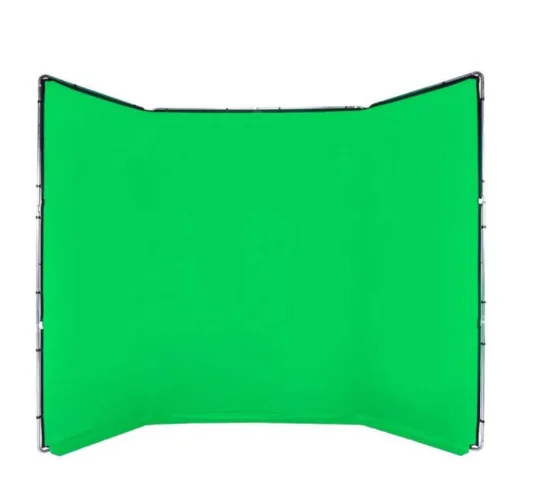 E-reise Green screen Chroma Key Green 2.4m X 4m Zoom Tik Tok Tv Film Background