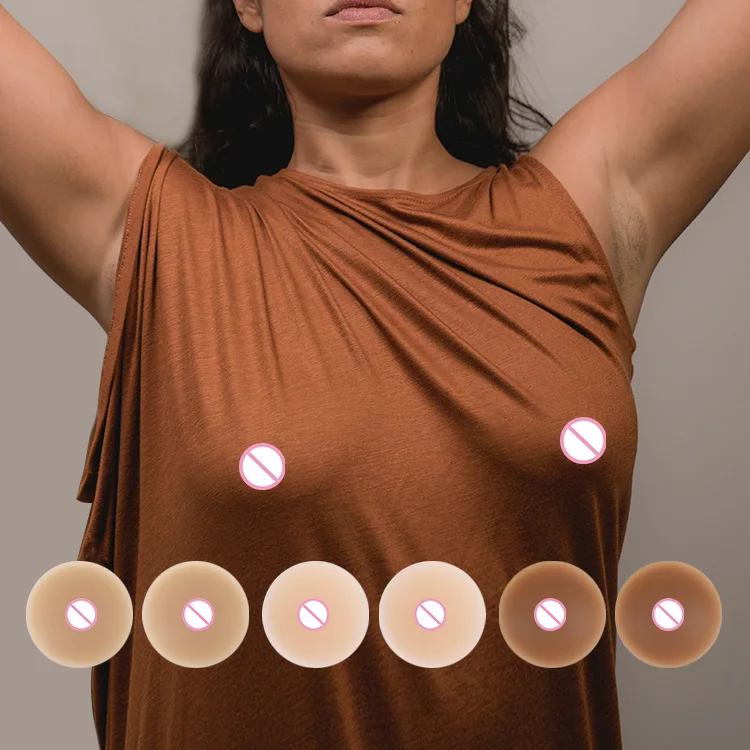 Washable Silicone Sticky Realistic Nips Seamless Adhesive Nipple Cover Pasties With Nipple