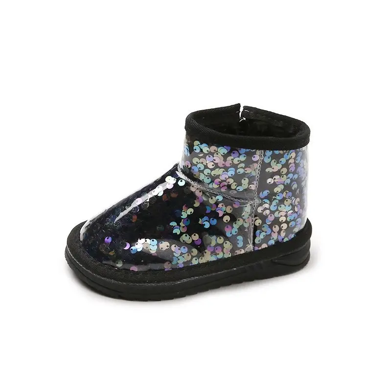 Clear Mini Snow Boots for Candy Color Classic Custom Wholesale Original Uggly Winter Designer Sheepskin Wool Women Girls