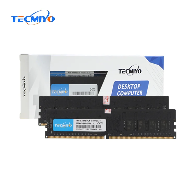 TECMIYO New Design 16GB 2RX8 PC4 DDR4 21300 16GB 2666Mhz RAM DDR4 Desktop Computer Memory