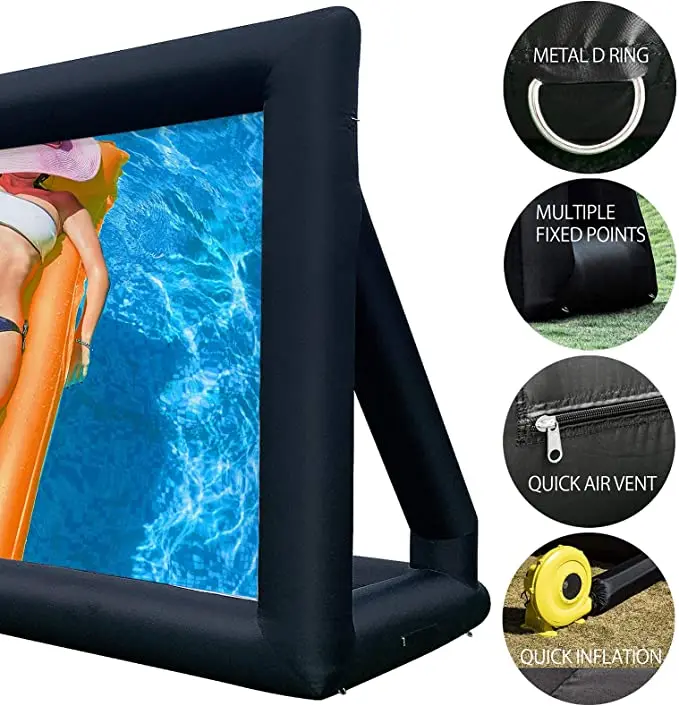 TKLoop 20 Feet Inflatable Outdoor Projector Screen Cinema Movie Screen Inflatable Outdoor