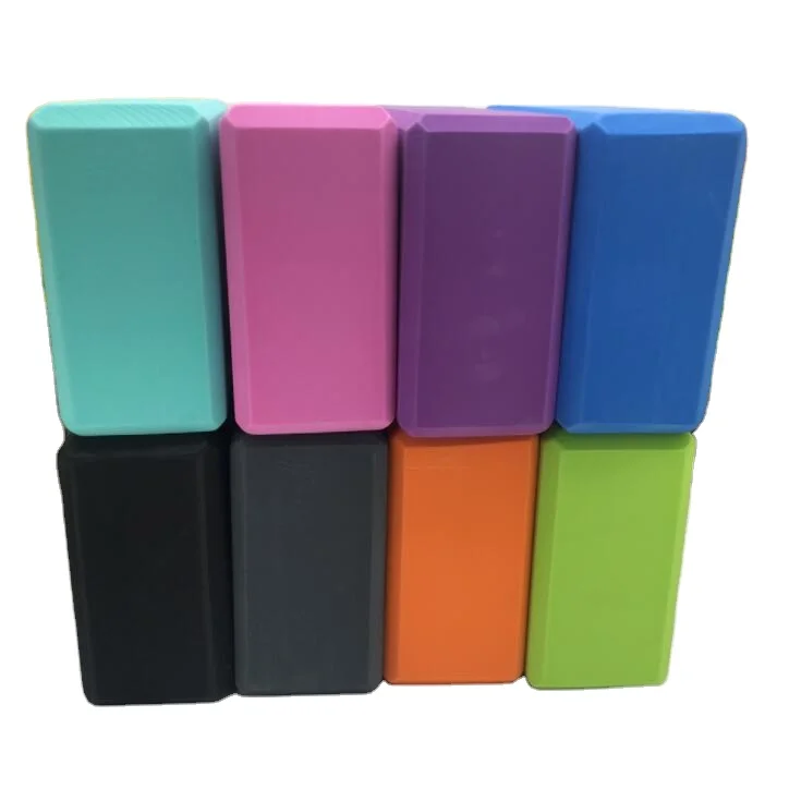 Factory price black eva yoga blocks with design