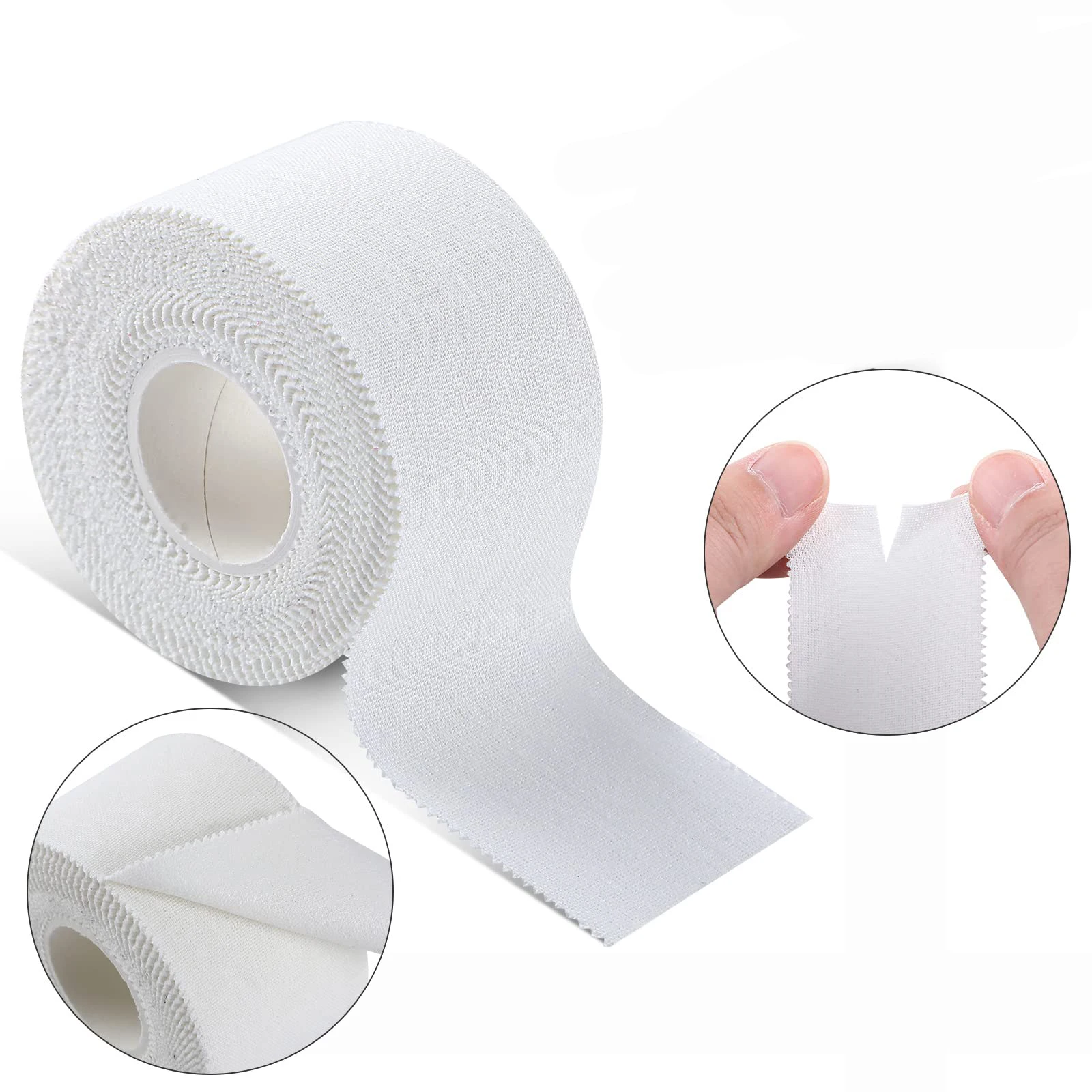 Custom print Strong Rigid Strapping Tape Easy Tear Athletic Sports Tape for Sports Injuries and Support
