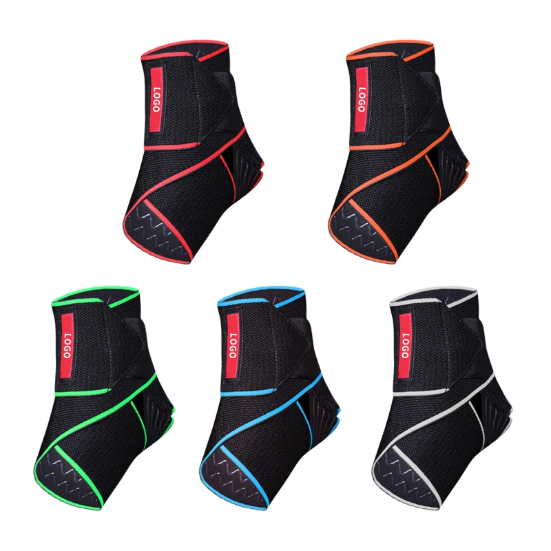 Высококачественный спортивный баскетбольный футбольный фиксатор голеностопа Регулируемый ортопедический фиксатор для предотвращения растяжения суставов