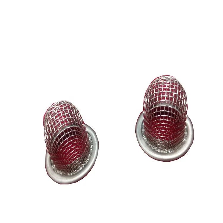 brass titanium hookah pipe stainless steel 100 mesh filter screens rimmed mesh dome screen