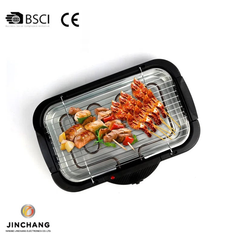 
INDOOR ELECTRIC TABLE TOP BBQ BQ228-B IN 2000W FOR PARTY USE WITH CE,EMC,LVD,LFGB 