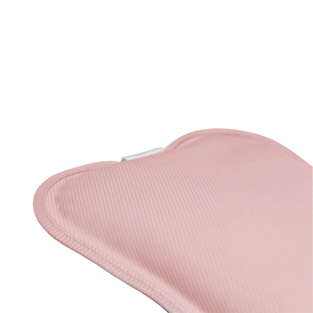 Eco-friendly PVC drawstring linen white smile bag