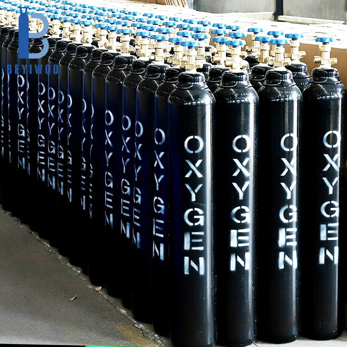 2L/ 5L /10L /20L/ 40L /50L industrial/medical seamless steel gas cylinder oxygen cylinder