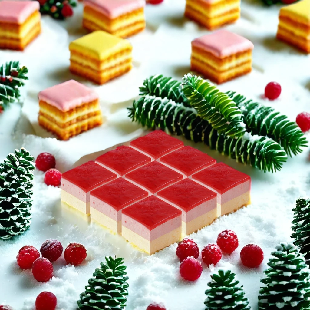 Hot selling high-quality products Strawberry Mousse Cube Cake Frozen mousse cake