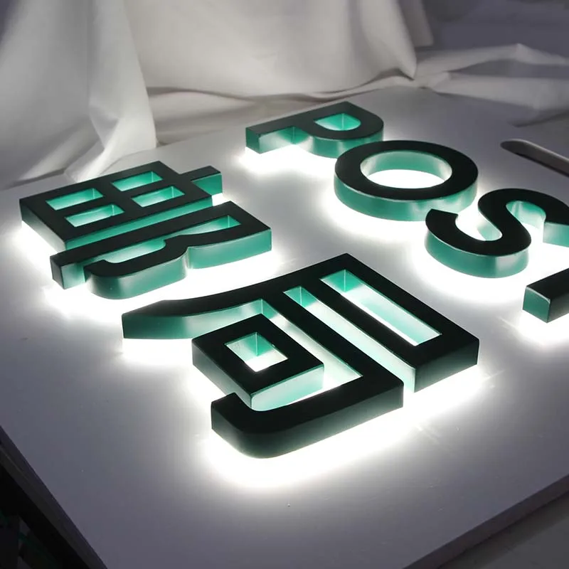 Custom Outdoor Light Box Advertising Equipment Business Sign Wall Logo Double Sided Acrylic Lightbox