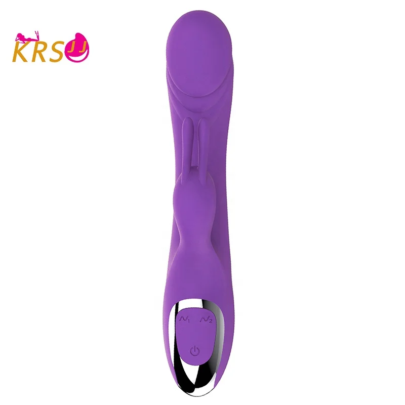 KRSJJ Silicone ABS waterproof Double motor 12-frequency Simulation penis vibration certificate vagina sex toys women vibrator