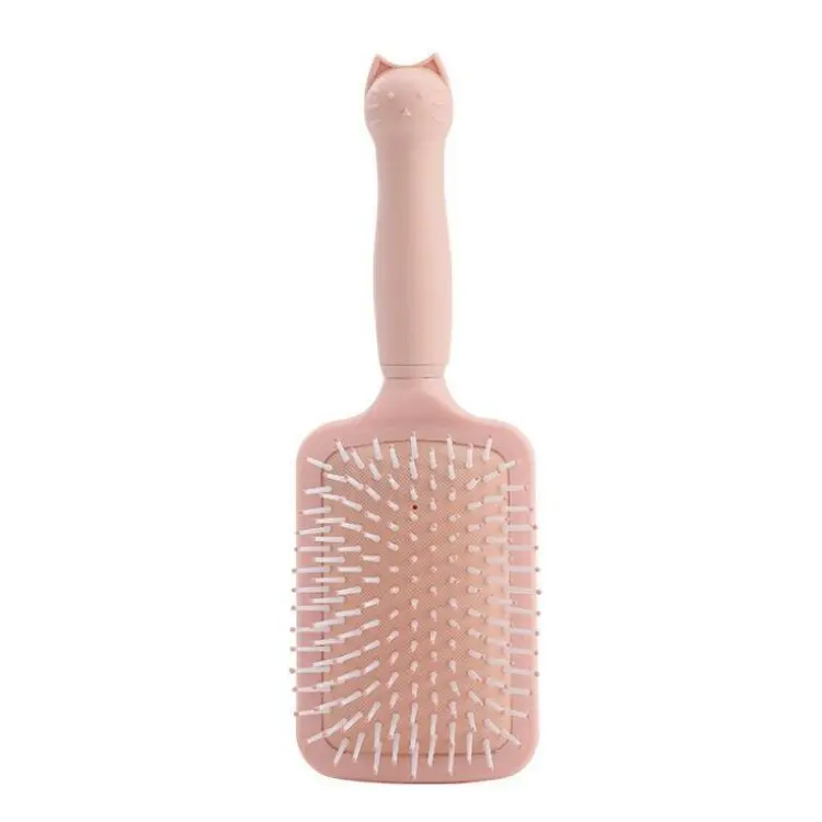 Wholesale Design Pattern OEM  Air Cushion  Pink Professional Massage Hair Brush Comb