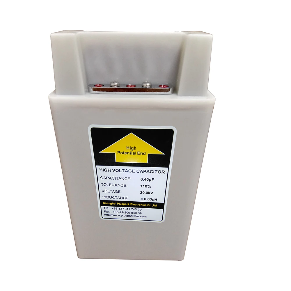 Capacitor 0.4uF 20kV, High Voltage Pulse 1pps ,Single Ended