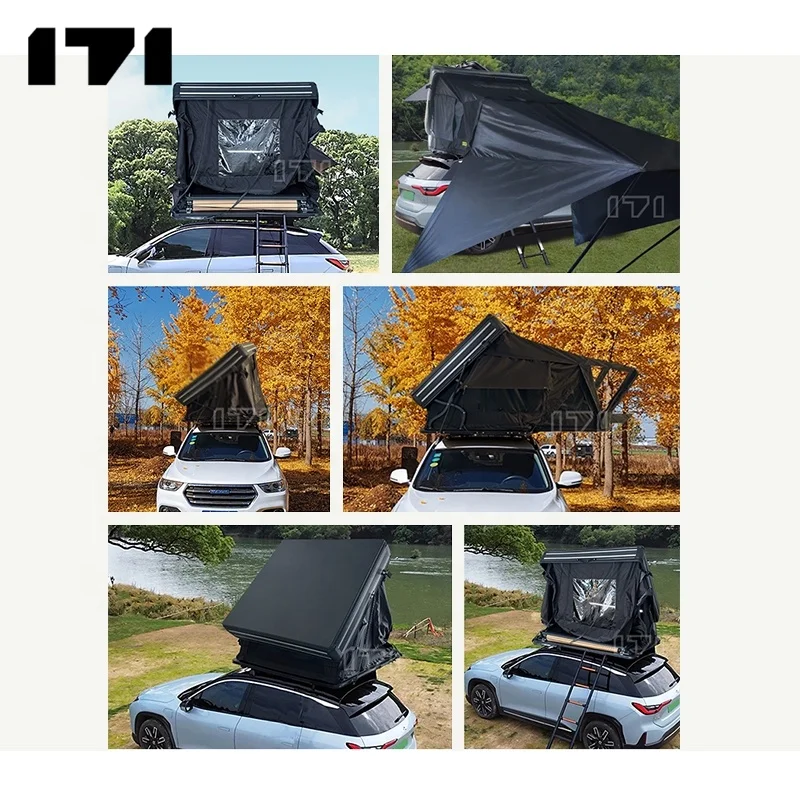 Light weight australia camper trailer car top tent hard shell camping