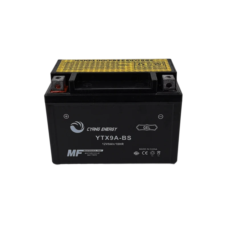  Китай лидер продаж оптовая продажа высокое качество 12V9AH/12N9L-BS/YTX9-BS гелевая сухая батарея для запуска