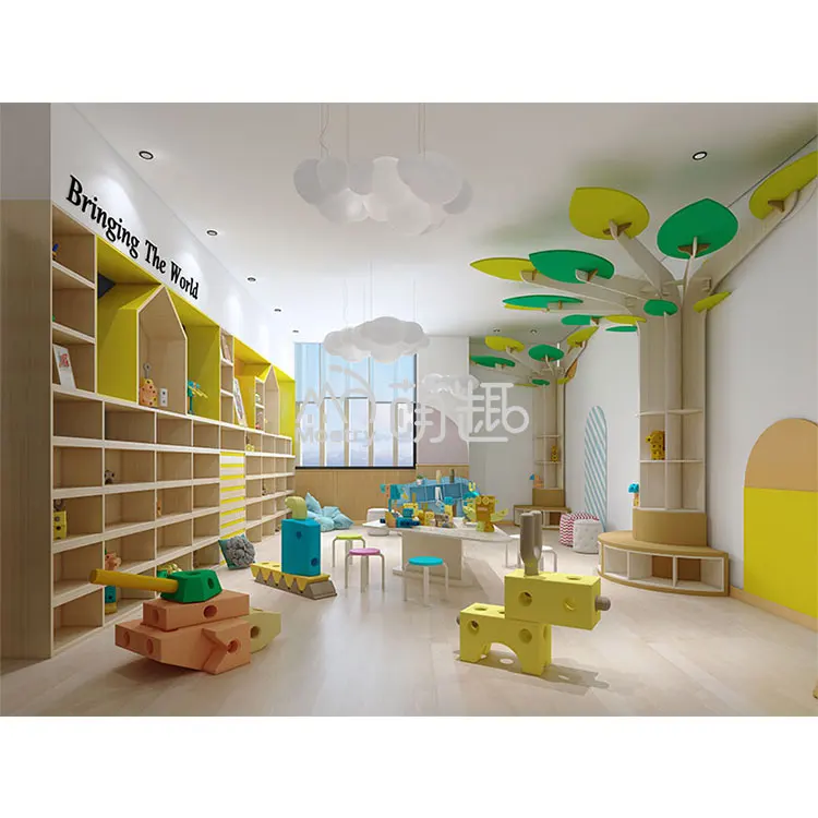 Moetry Custom Design Toddler Library Soft Play Furniture for Daycare Activity Room EVA Play Equipment for Sale