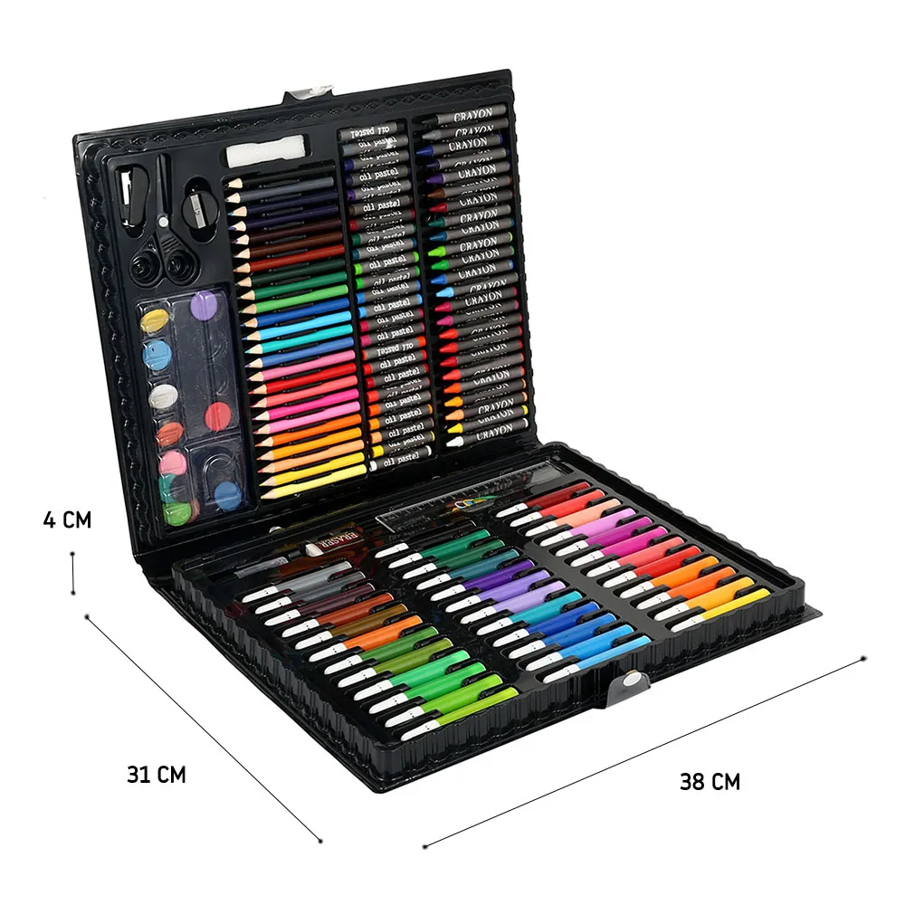 
Children gift wholesale multi color pen cheap 168 colors water color brush pen 