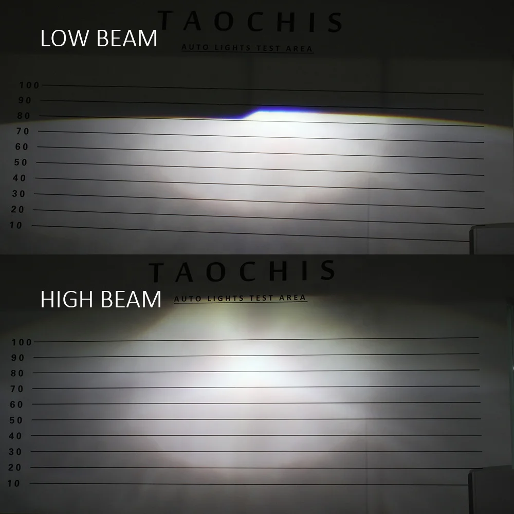 TAOCHIS 3.0 inch WST Headlamp Bi xenon Projector Lens Kit With Shroud APP control angel eyes Modify Head light retrofit tool