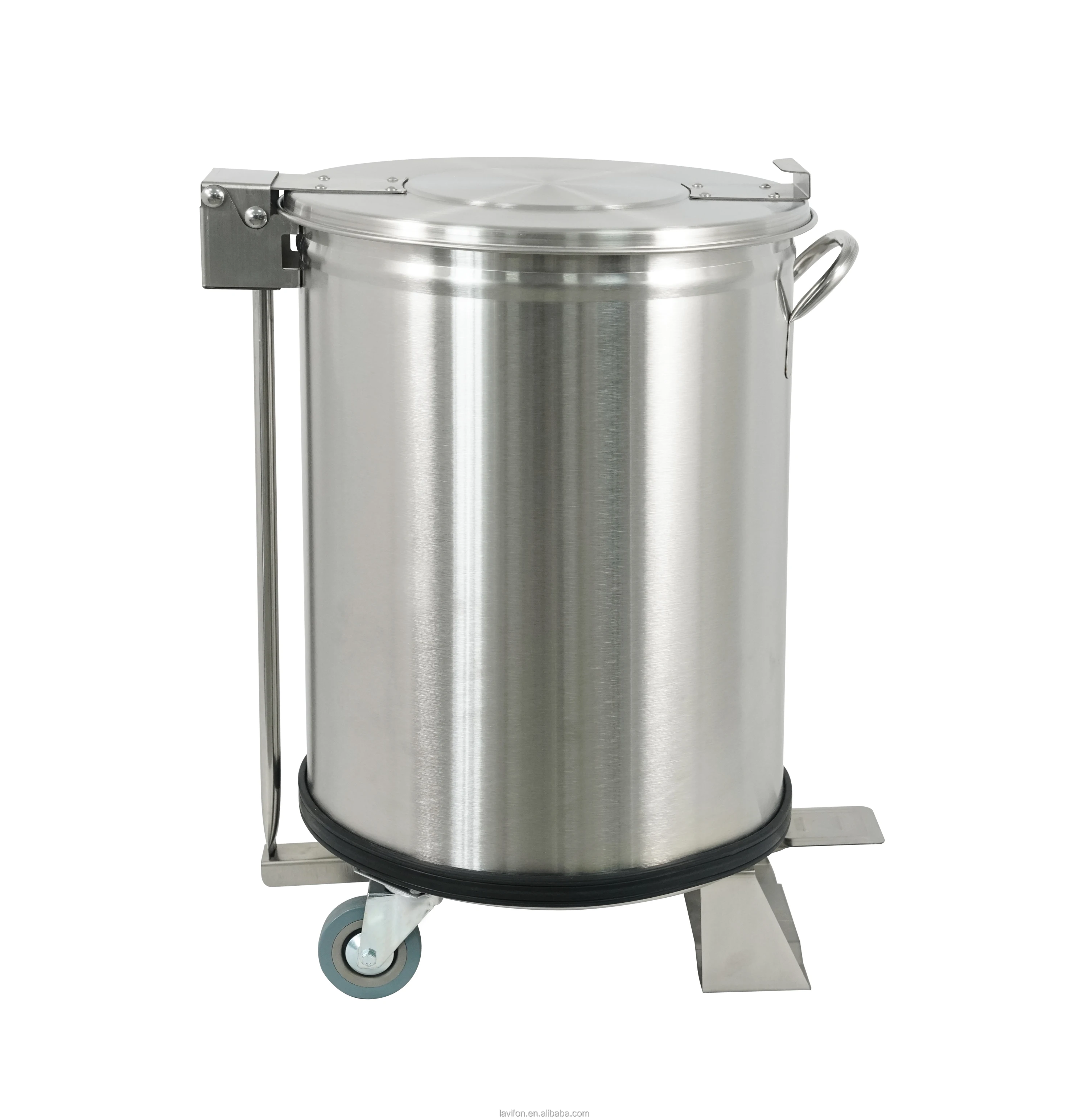 Stainless steel custom modern durable outdoor metal trash bin waste bin dustbin trash bin