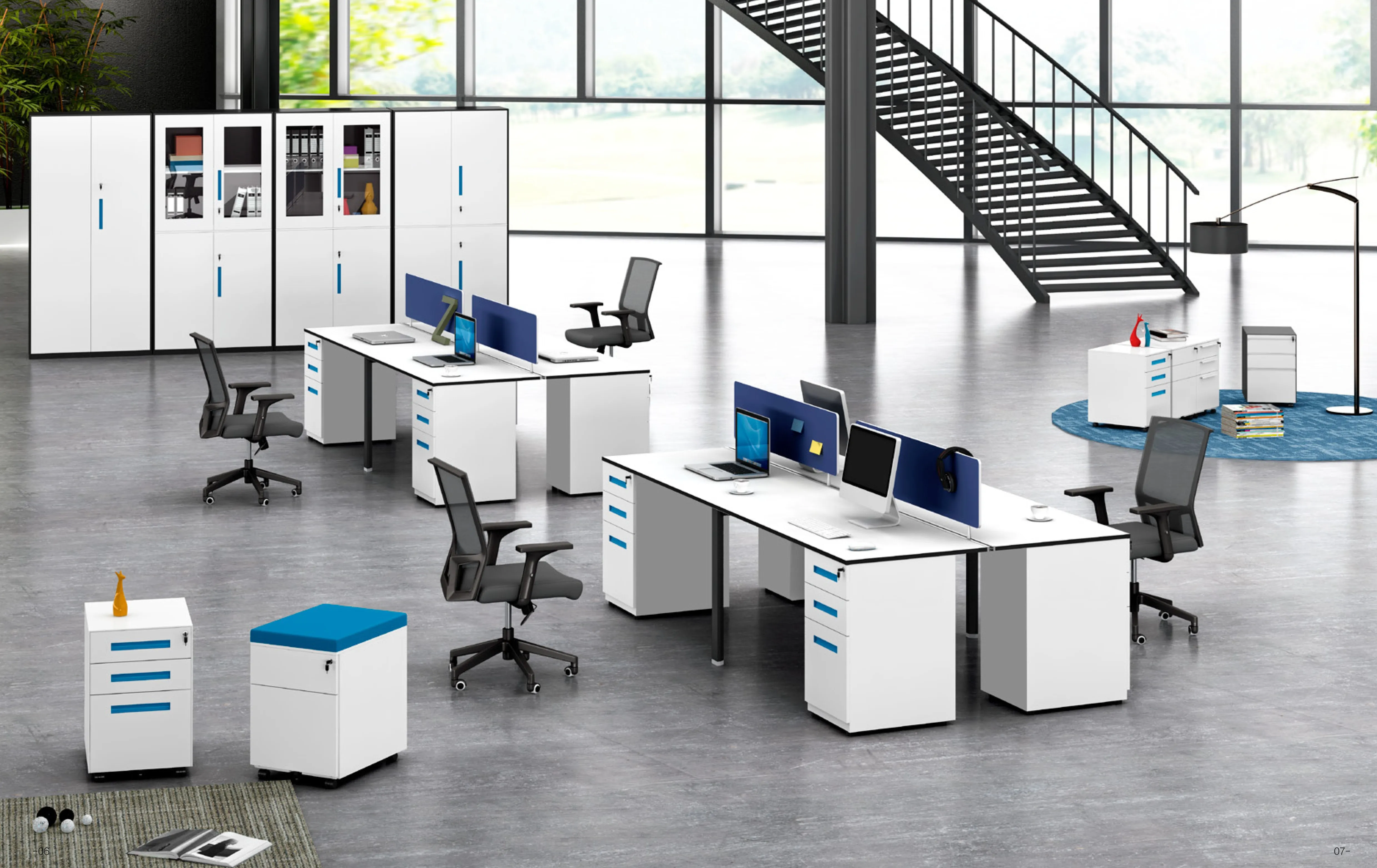 Steel Storage Filing Cabinet Office Furniture Pedestal And Cabinet