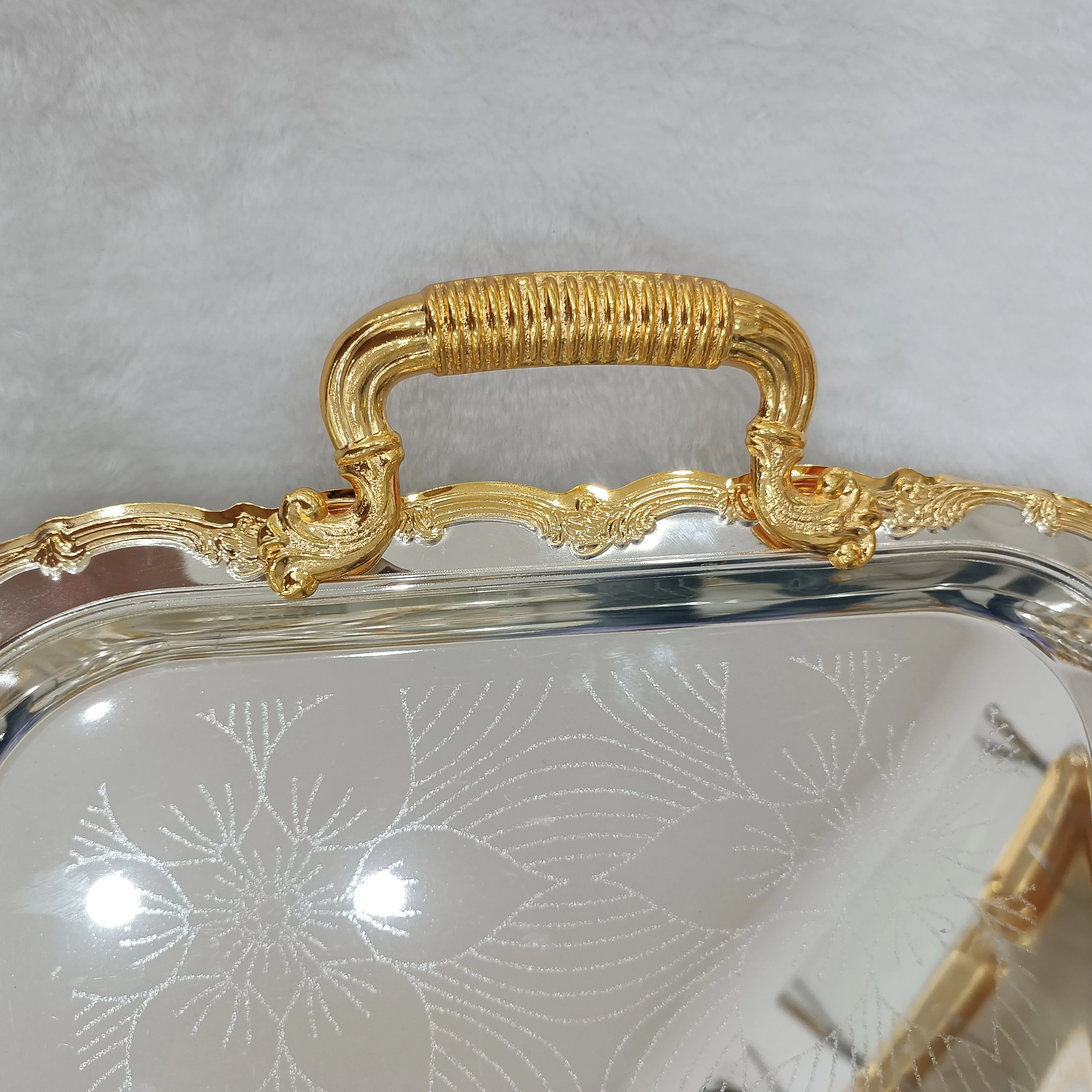Shubin Hotel storage tray customised light luxury white marble tray upscale marble hotel serving square hotel amenities tray