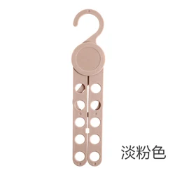 Fashion Hot Sales Folding Clothes Hanger 10Holes 360 Rotating Wardrobe Clothes Storage Space Saving Magic Hanger