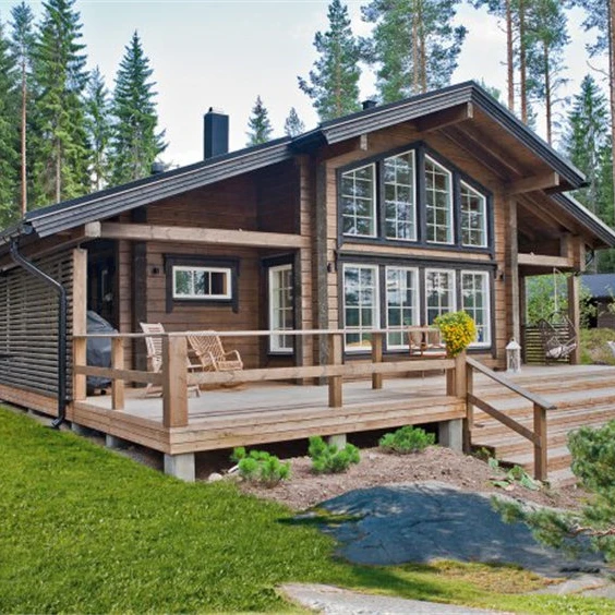 
Modern Design prefab house Hot Selling Wooden House Resort 