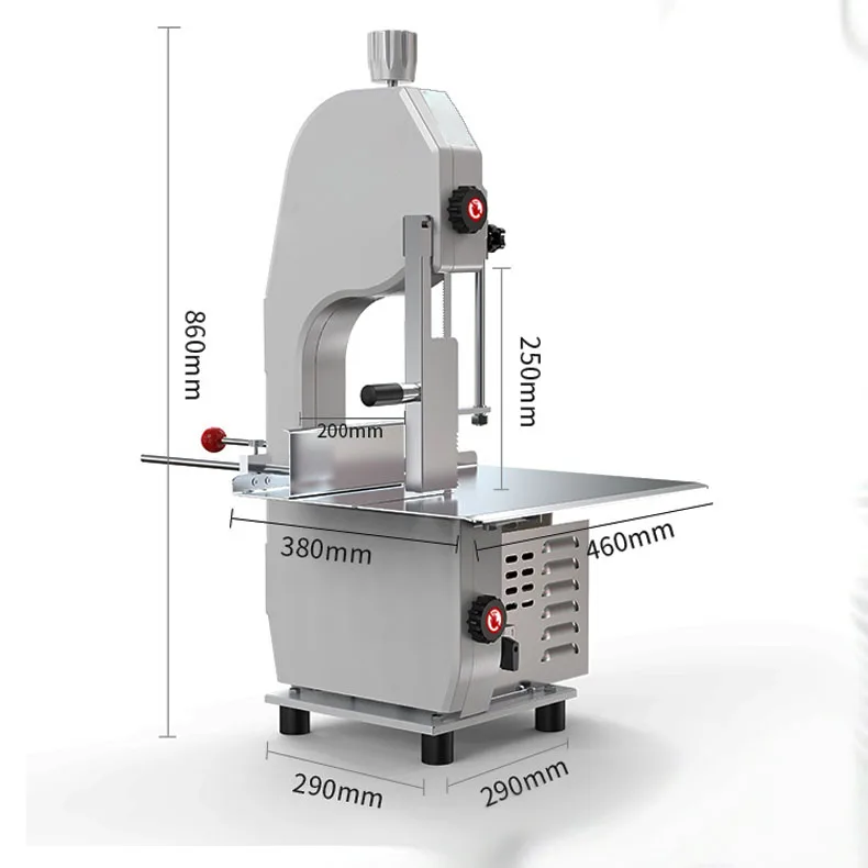 
cookware meat saw machine cutting bone frozen meat bandsaw YK210A 