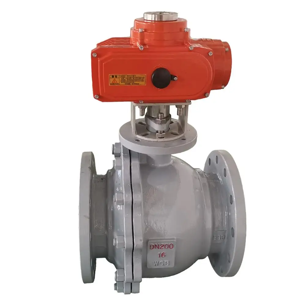Electric actuated price with flange  ball valve dn 200