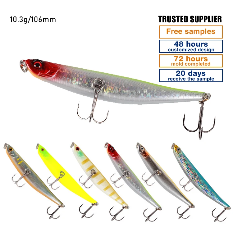 Sinking Pencil Lure 85mm 16g Stickbait With Magnetic Beads For Bass Pike Fishing Offshore Lures Fishing Baits