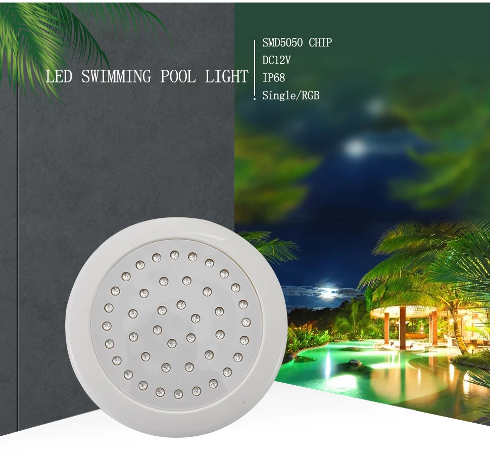 
New design with patented submersible DC12v CE approved IP68 led spa swiming pool lights 