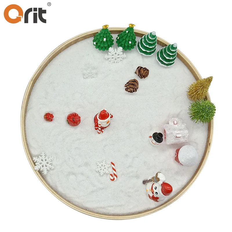Santa Claus Hand Painted Resin Craft Christmas Gifts Home Garden Decoration Zen Garden Kit Indoor