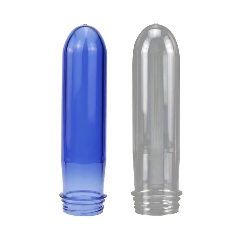 PET Preform Neck Used for Drinking Water and Beverage Bottles with 28mm 30mm 38mm 45mm 55mm Transparent Resin Packing Pcs Color