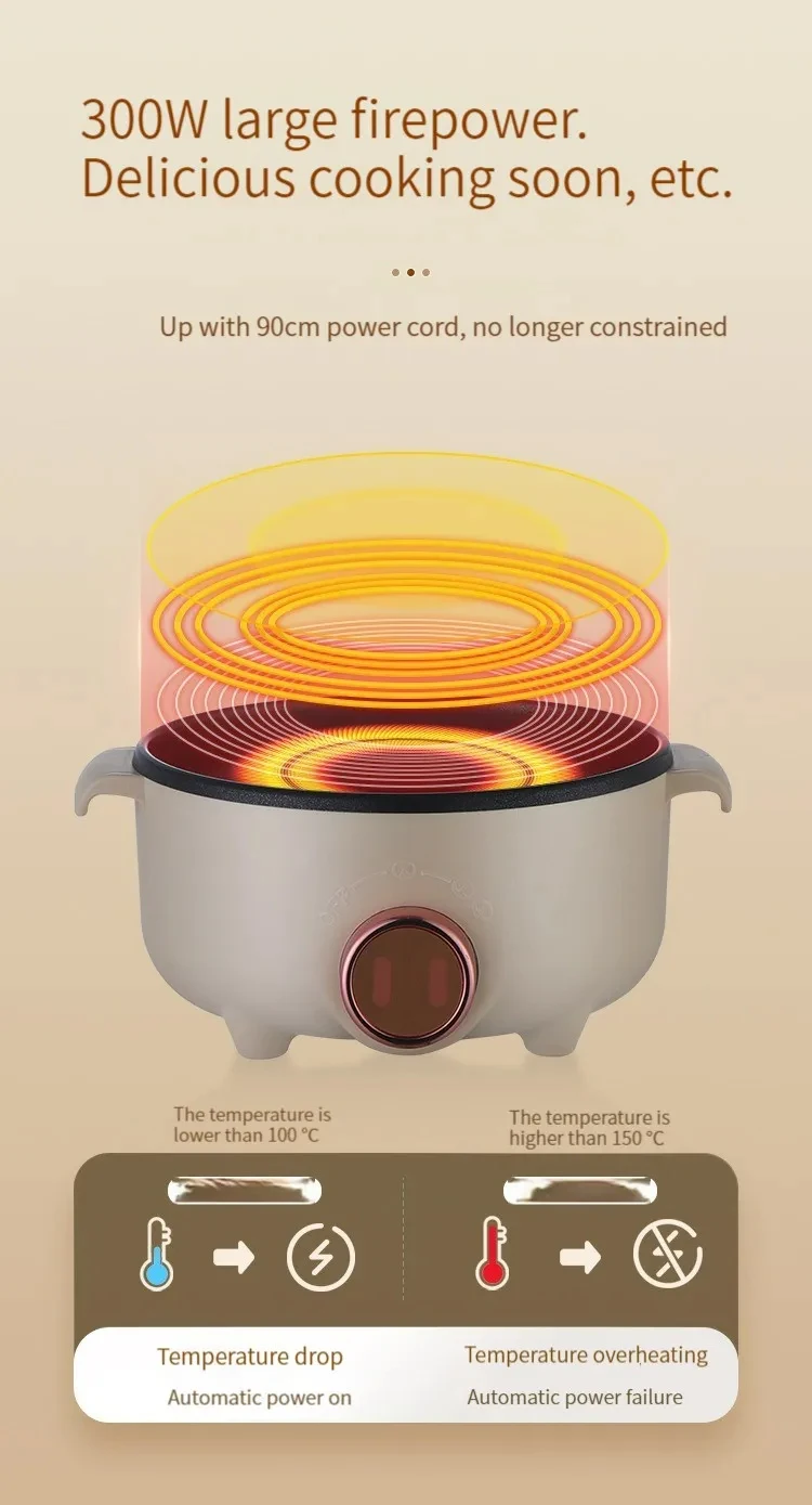 Home Egg Steamer Cooker Boiler with Multi function grill fried egg