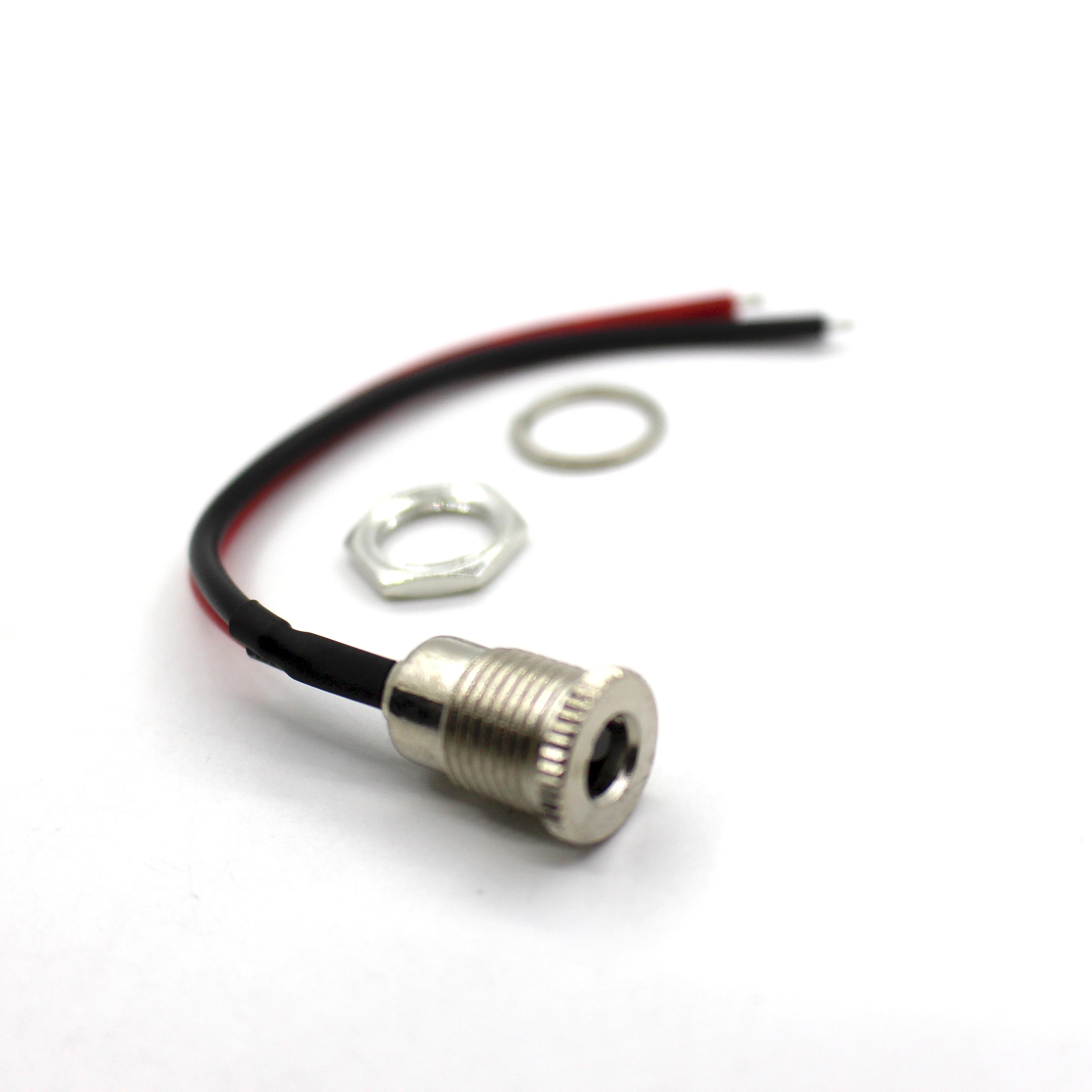 DC-099 5.5 mm x 2.1mm nickel plated DC Power Jack Socket Female Panel Mount Connector 5.5*2.1 5.5*2.5 5.5X2.5 dc099