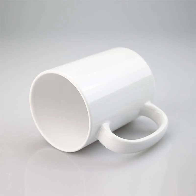 Personalized Custom Logo Porcelain Plain 15 Oz Plain Big White Ceramic Cup Tea Coffee Mugs For Sublimation Printing