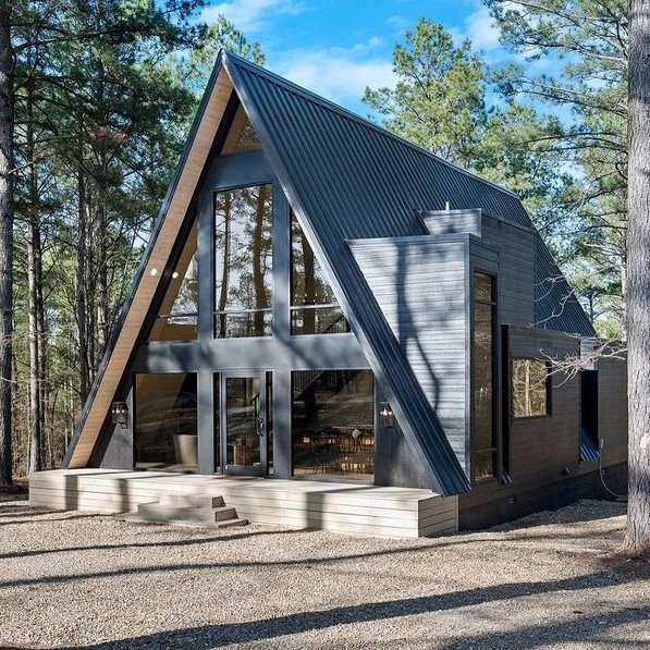 Triangle Shape Structure Small Cabin Tiny House Triangle House A Frame House For living