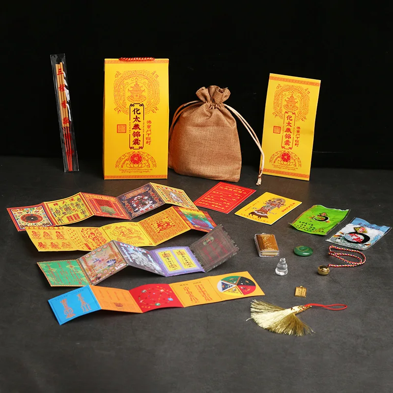 Great Housewarming Or Congratulatory Gift Or Decorative Statue Triangle Amulet Tai Sui General Yang Xin Sachet