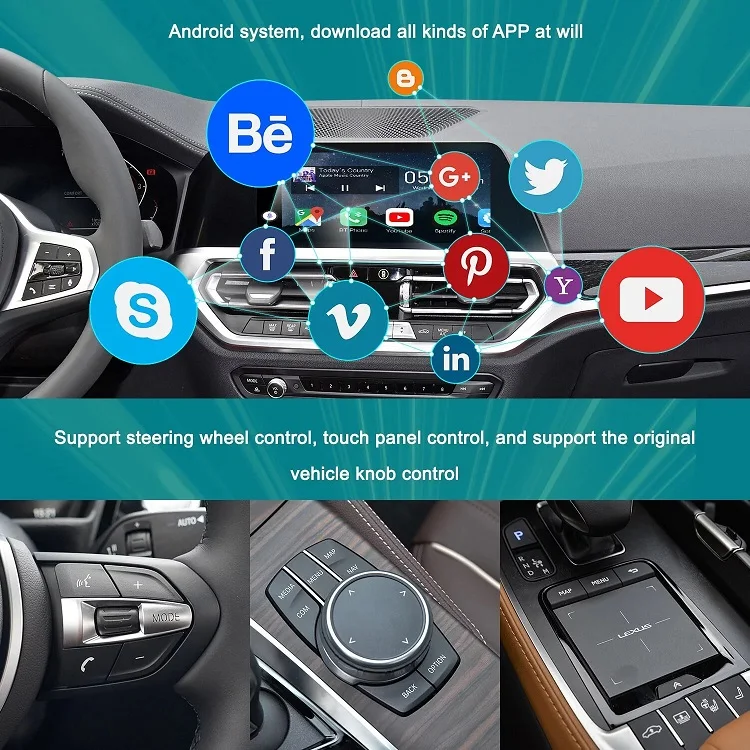 Android 9 0 PX6 система 4G 64G беспроводной CarPlay AI Box Автомобильный мультимедийный плеер для KIA VW Fiat Buick Ford Volvo