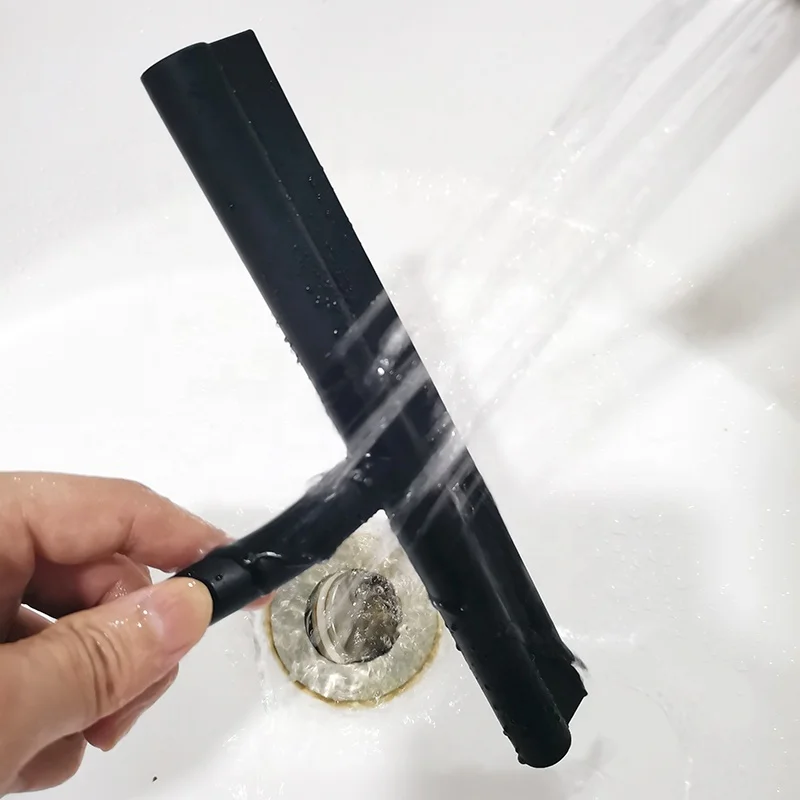 Professional Shower Squeegee Window Glass Wiper Scraper Cleaner Squeegees with Silicone Blade
