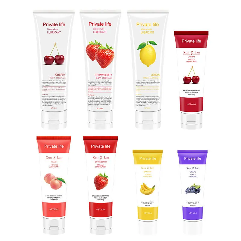 
Sweet Fruit Flavored Water Based Vaginal Massage Oil Lubricant 60ml For Adult Love 