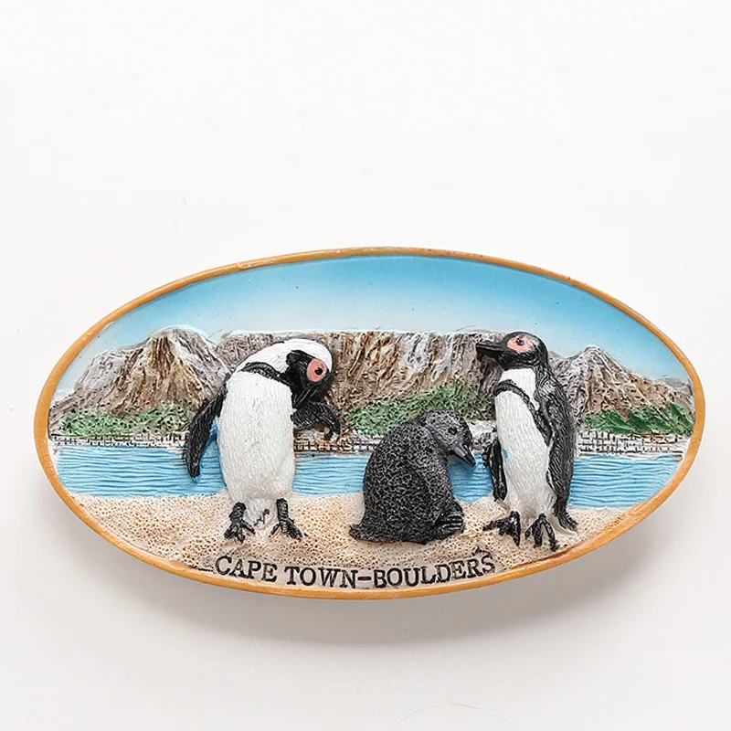 OEM Factory 3D resin fridge magnets travel gift Capee Town Carnival South Africa Souvenirs