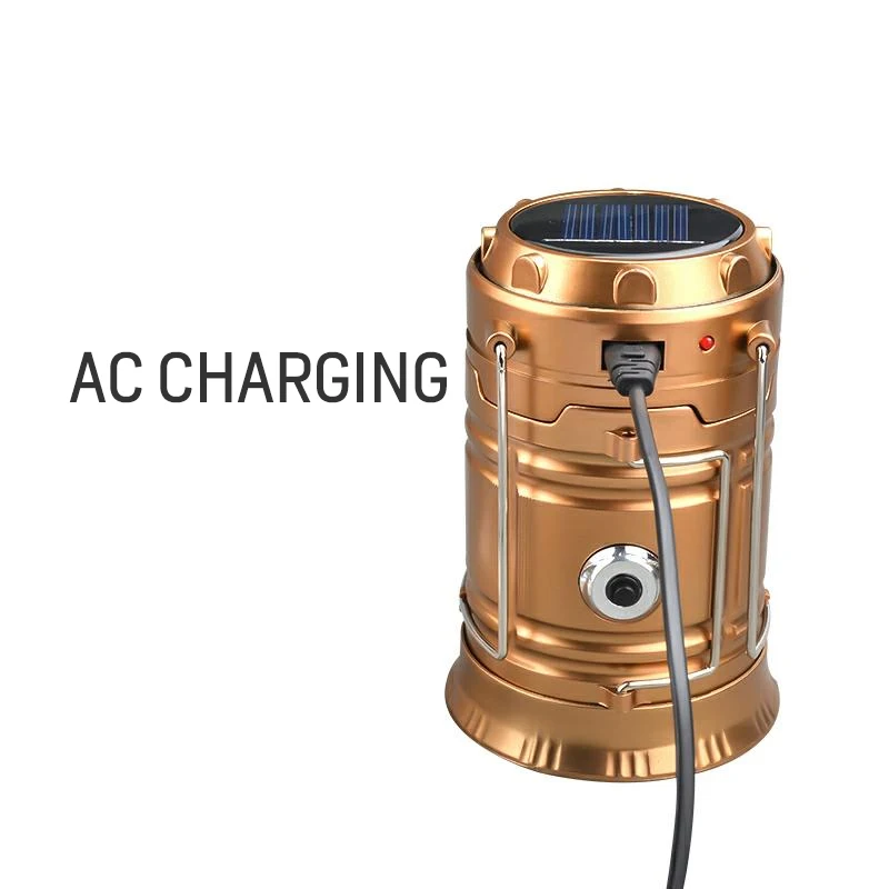 Wholesale portable multi function outdoor solar powered rechargeable eco friendly Collapsible Pop Up LED Solar Camping Lantern